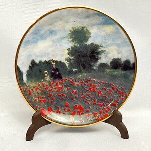 Goebel Artis Orbis Miniature Monet Plate “Fleurs de Pavot” Vintage Collectible
